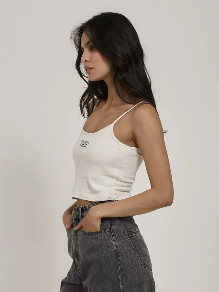 Thrills Pinch Hemp Bound Crop Tank - Tofu sold by Thrills product image thumbnail 3