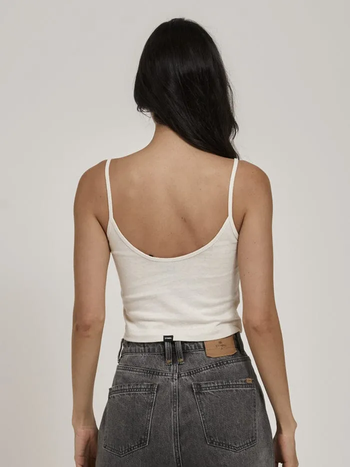 Thrills Pinch Hemp Bound Crop Tank - Tofu sold by Thrills product image thumbnail 2