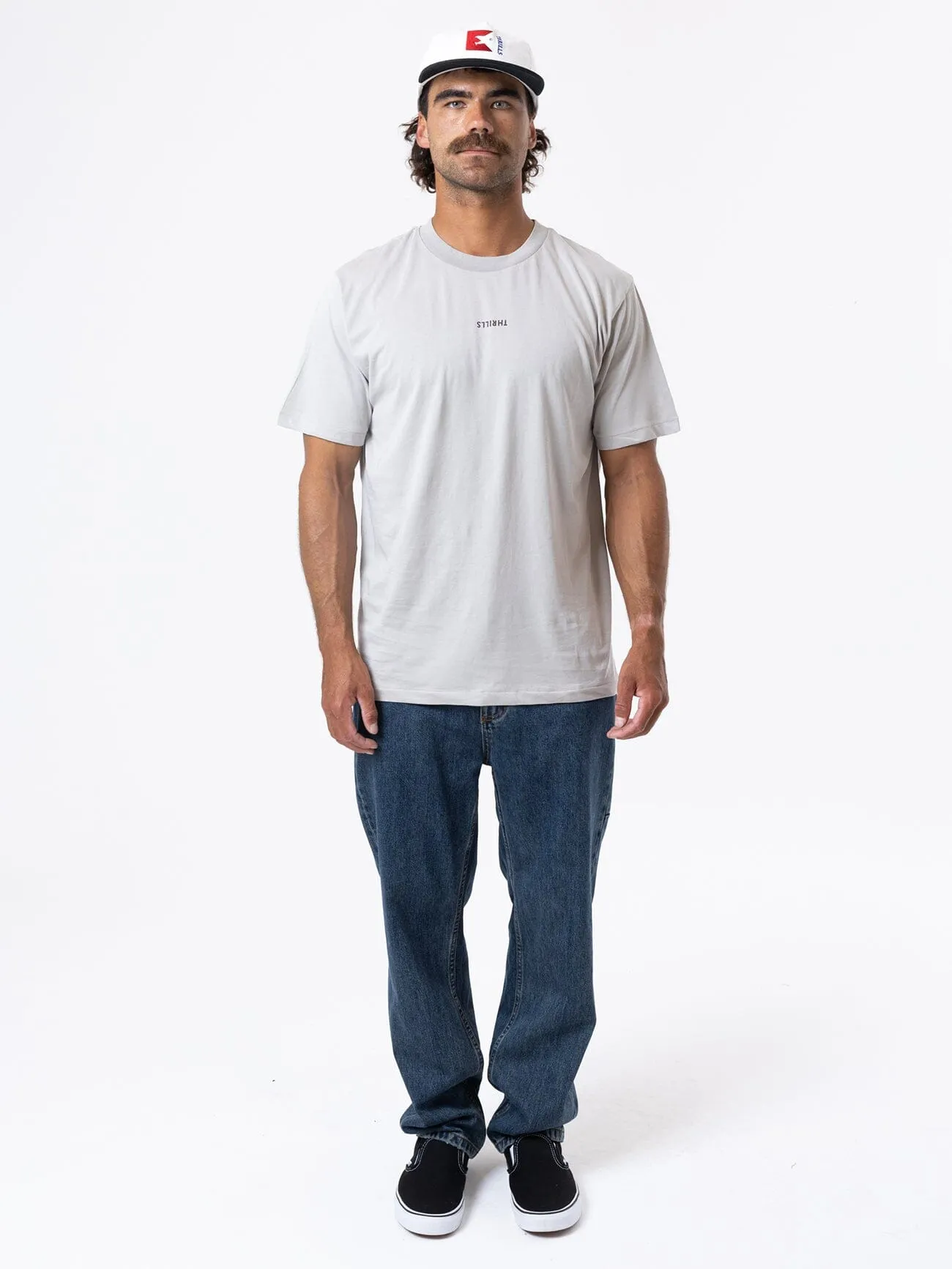 Minimal Thrills Merch Fit Tee - Oyster Grey sold by Thrills product image thumbnail 5