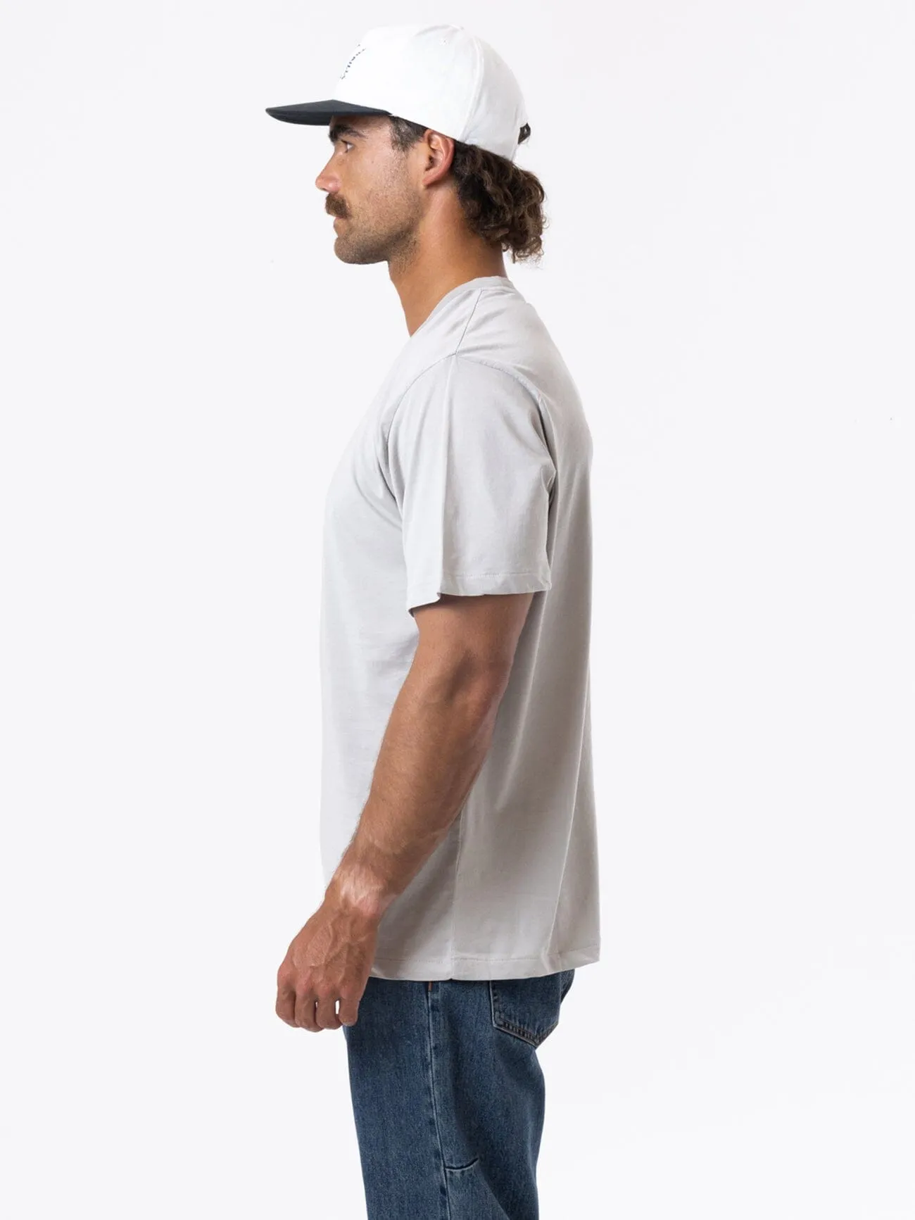 Minimal Thrills Merch Fit Tee - Oyster Grey sold by Thrills product image thumbnail 3