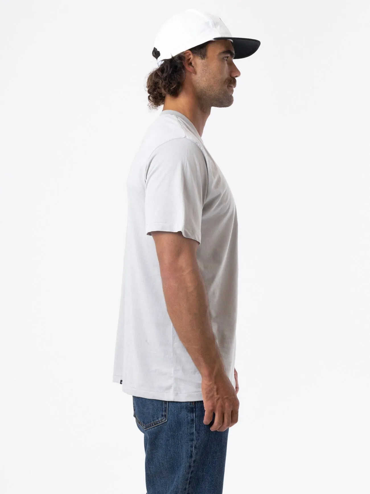Minimal Thrills Merch Fit Tee - Oyster Grey sold by Thrills product image thumbnail 4