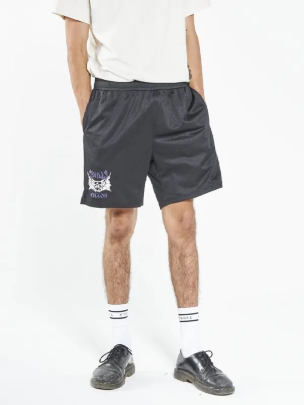 Chaos Skull Mesh Short - Black sold by Thrills