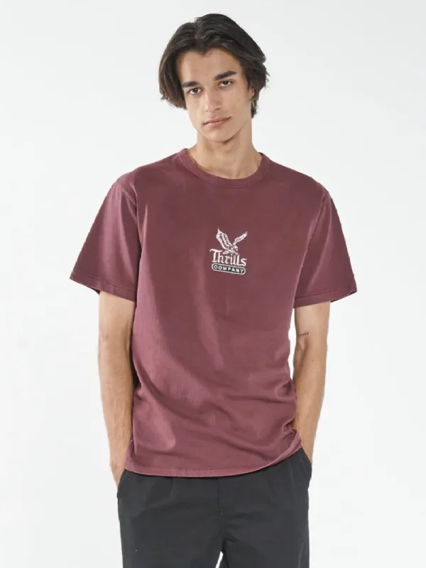 Landed Merch Fit Tee - Blood Red made by Thrills