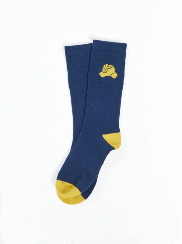 Hard Yakka x Thrills Beginning To Present Sock - Yakka Blue sold by Thrills
