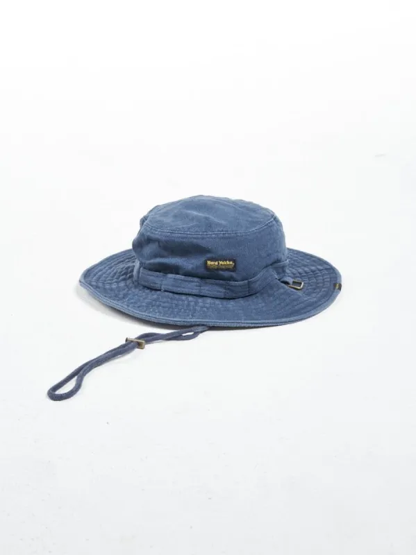 Hard Yakka x Thrills Wide Brim Hat - Yakka Blue sold by Thrills