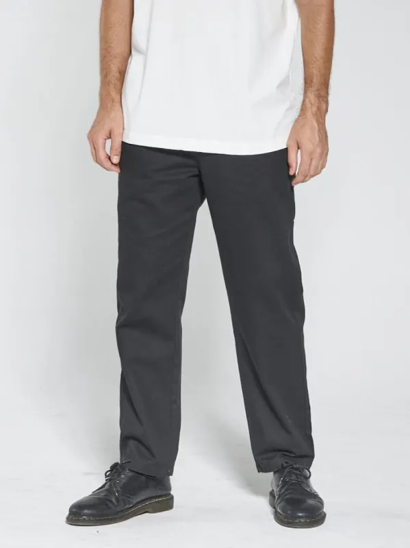 Hard Yakka x Thrills Slacker Pant - Black sold by Thrills