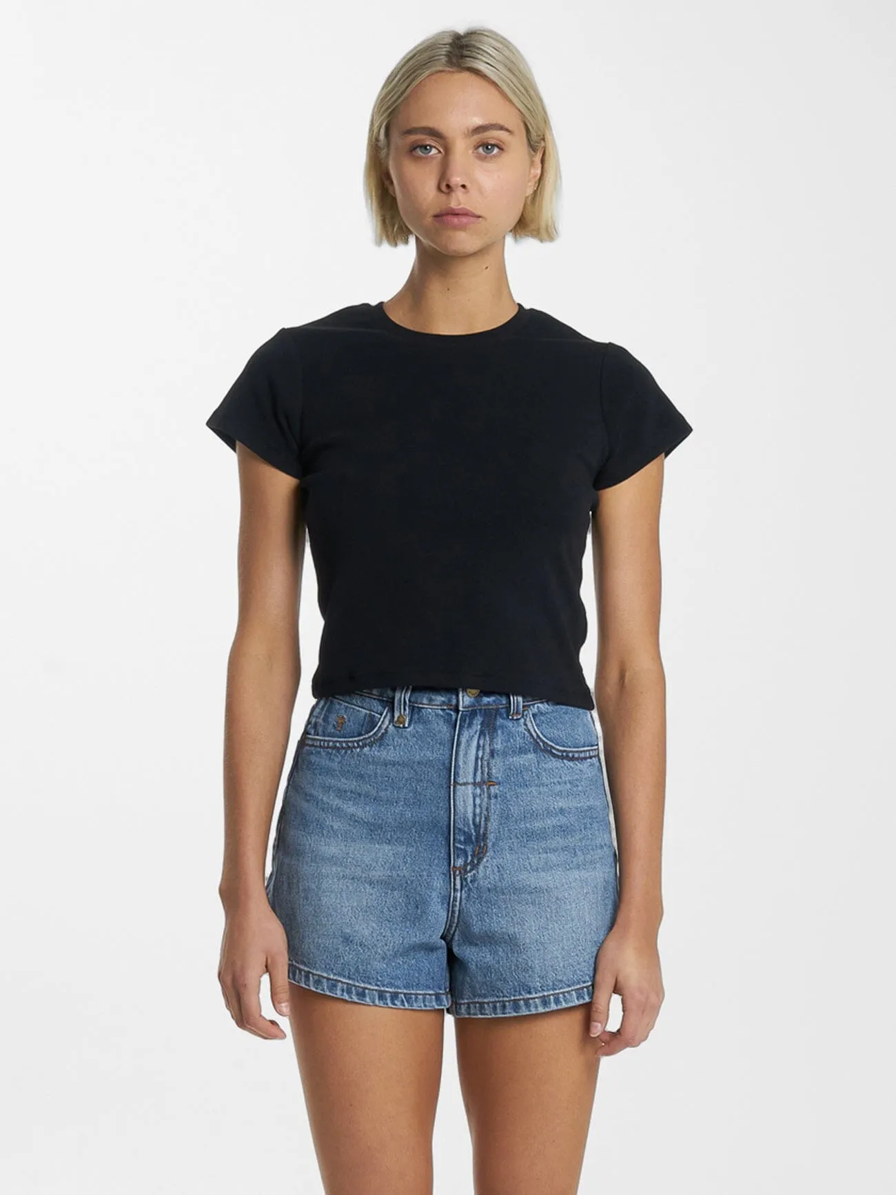 Minimal Thrills Mini Tee - Black sold by Thrills