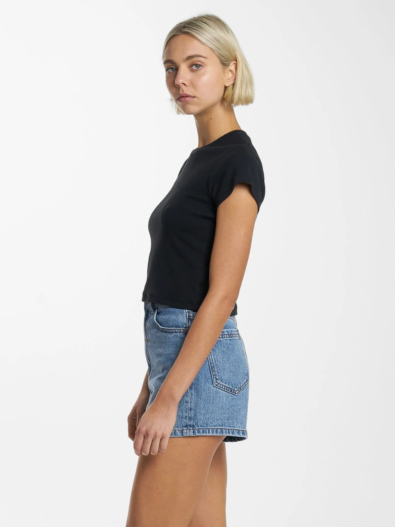 Minimal Thrills Mini Tee - Black sold by Thrills product image thumbnail 3