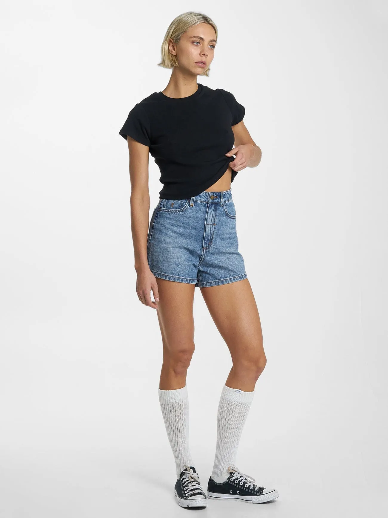 Minimal Thrills Mini Tee - Black sold by Thrills product image thumbnail 5