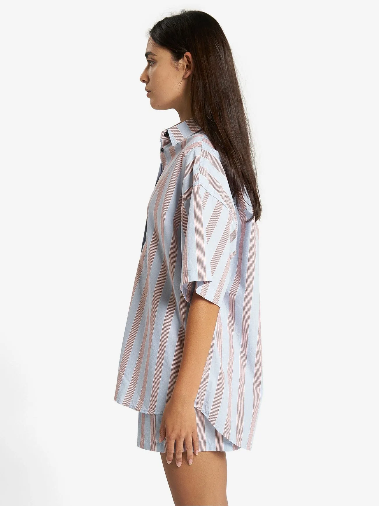 Womens Porter Short Sleeve Shirt - Sky Blue sold by Thrills product image thumbnail 3