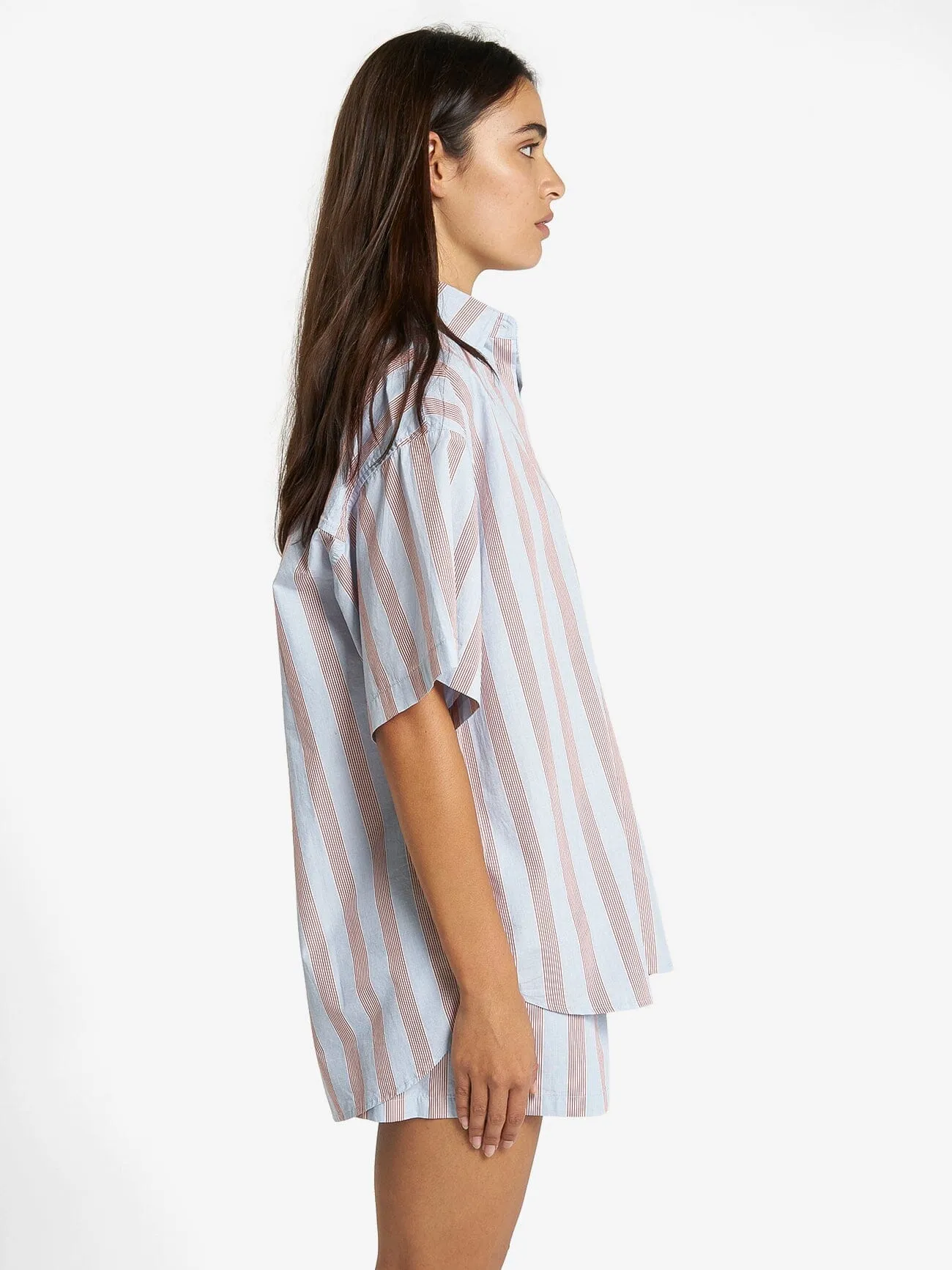 Womens Porter Short Sleeve Shirt - Sky Blue sold by Thrills product image thumbnail 4