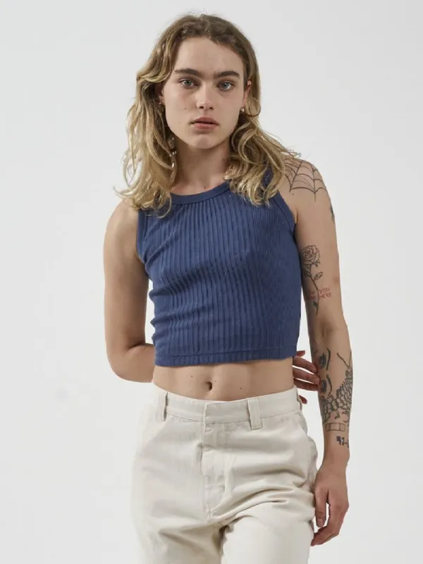 Hard Yakka x Thrills Military Singlet - Yakka Blue sold by Thrills