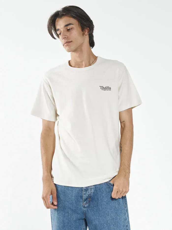 Never Forget Merch Fit Tee - Unbleached sold by Thrills