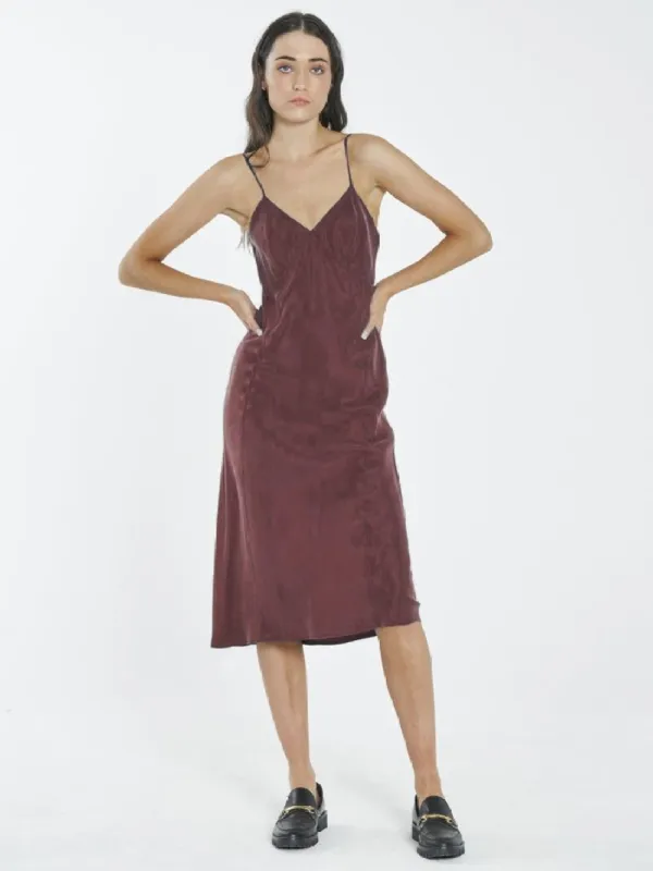 Chelsea Slip Dress - Blood Red sold by Thrills