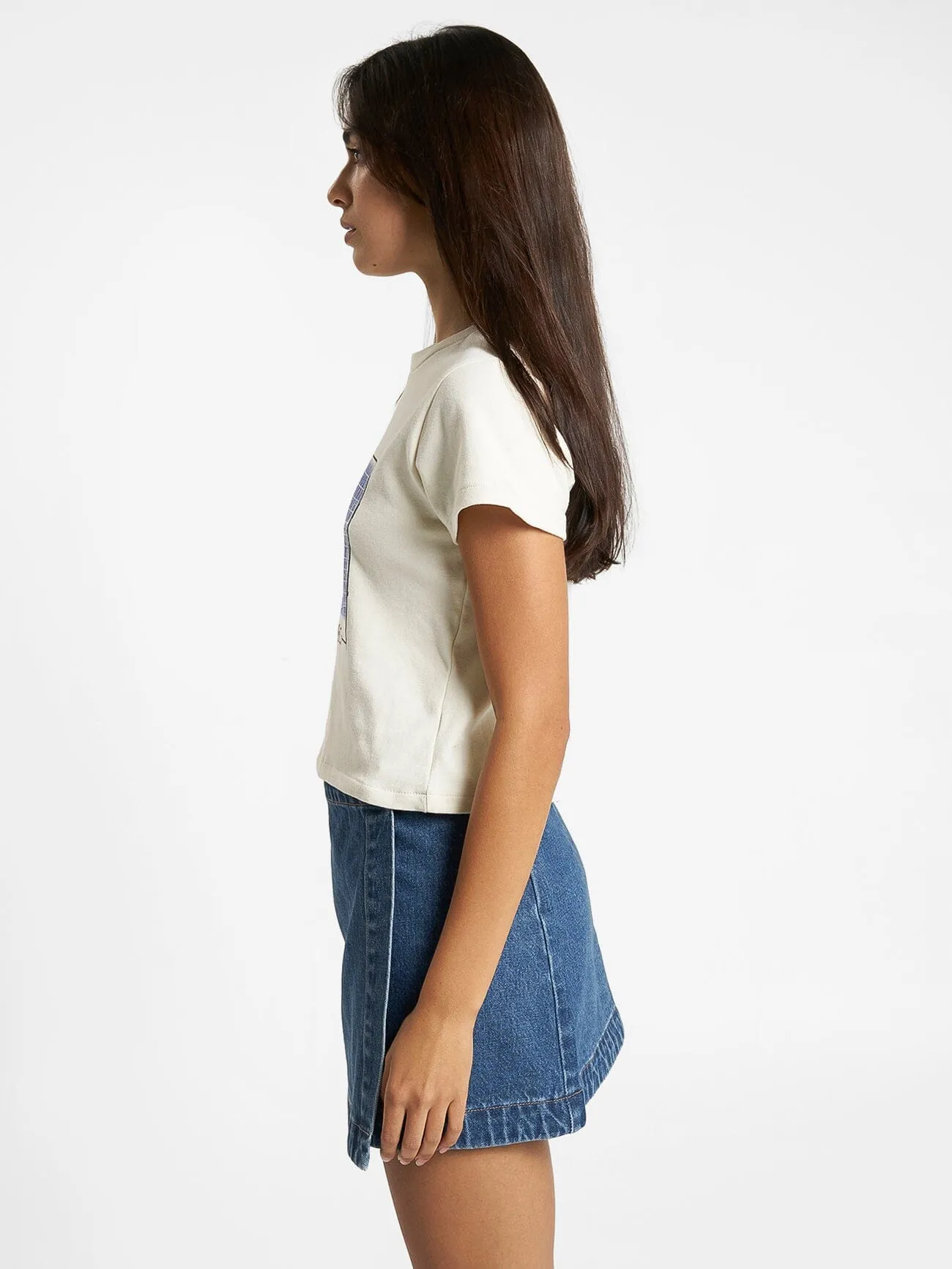 Damage Control Mini Tee - Heritage White sold by Thrills product image thumbnail 4