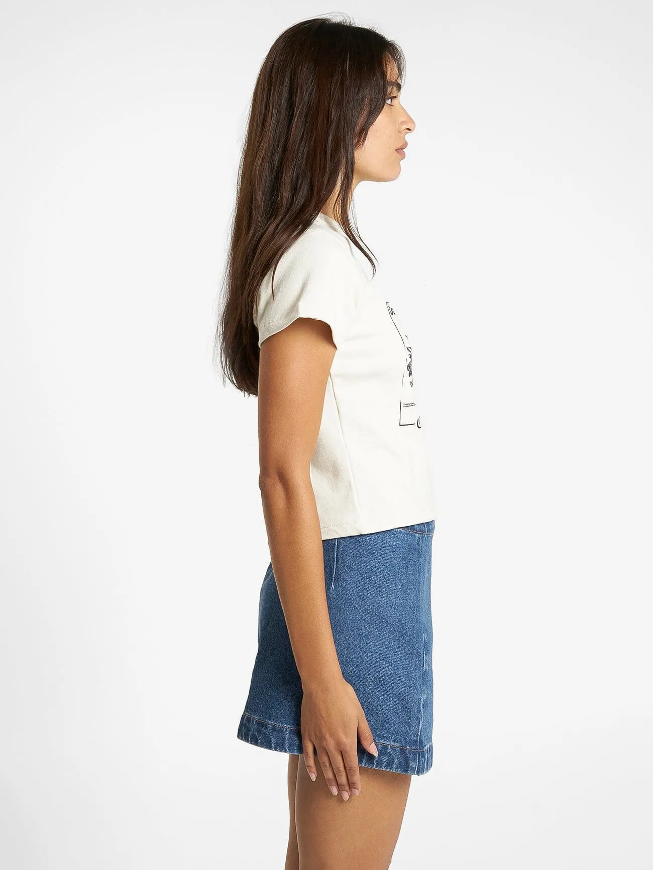 Damage Control Mini Tee - Heritage White sold by Thrills product image thumbnail 5