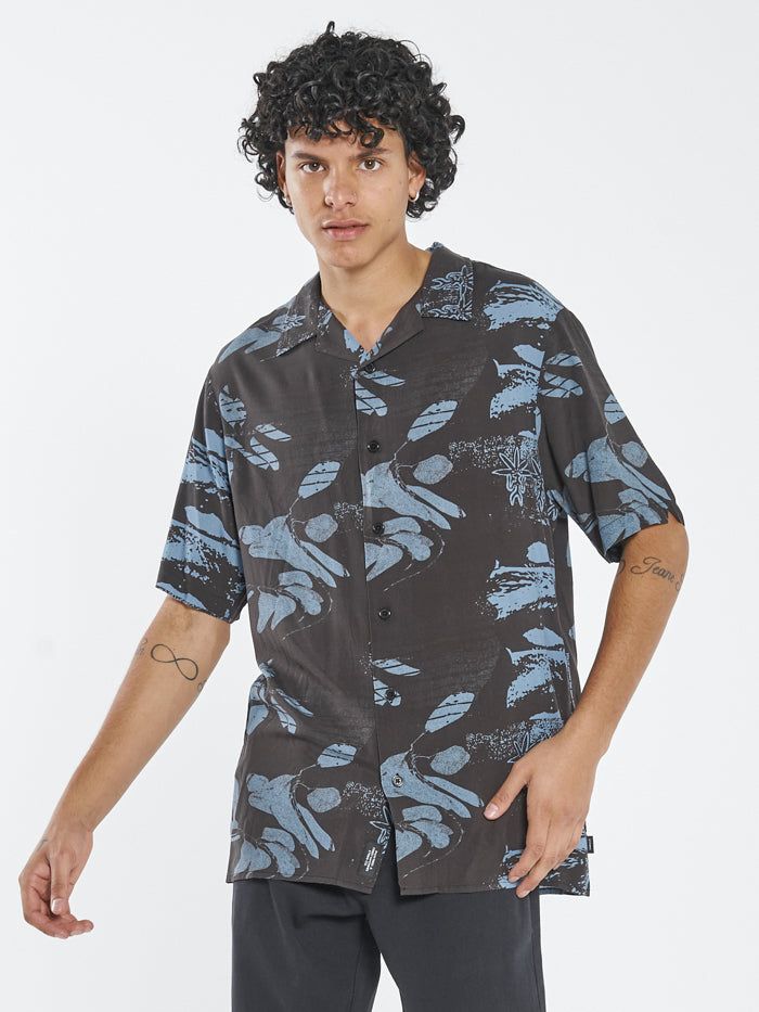 Collective Experience Bowling Shirt - Black sold by Thrills