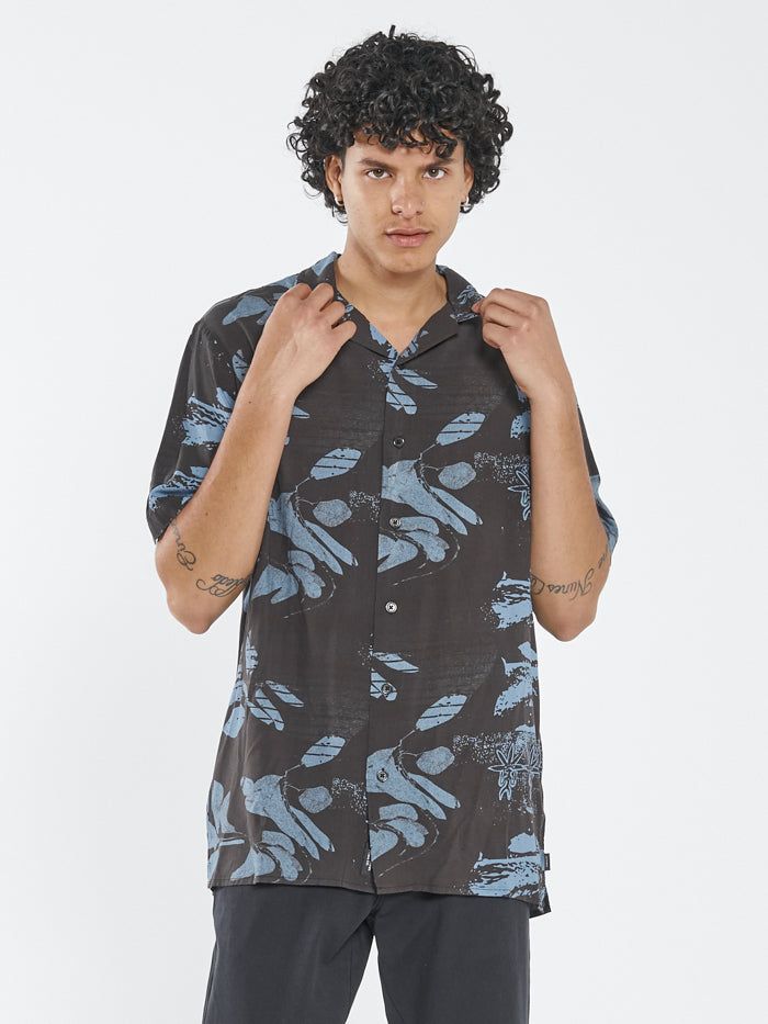Collective Experience Bowling Shirt - Black sold by Thrills product image thumbnail 4