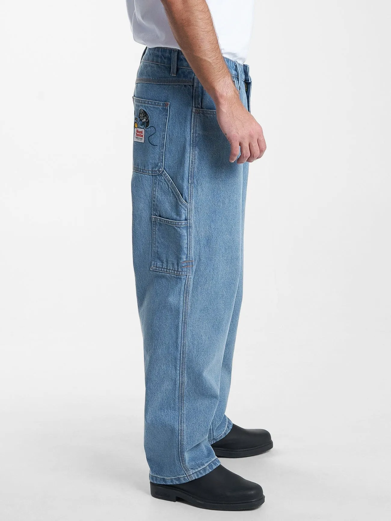 Hard Yakka X Thrills Big Slacker Carpenter Jean - Drill Blue sold by Thrills product image thumbnail 4