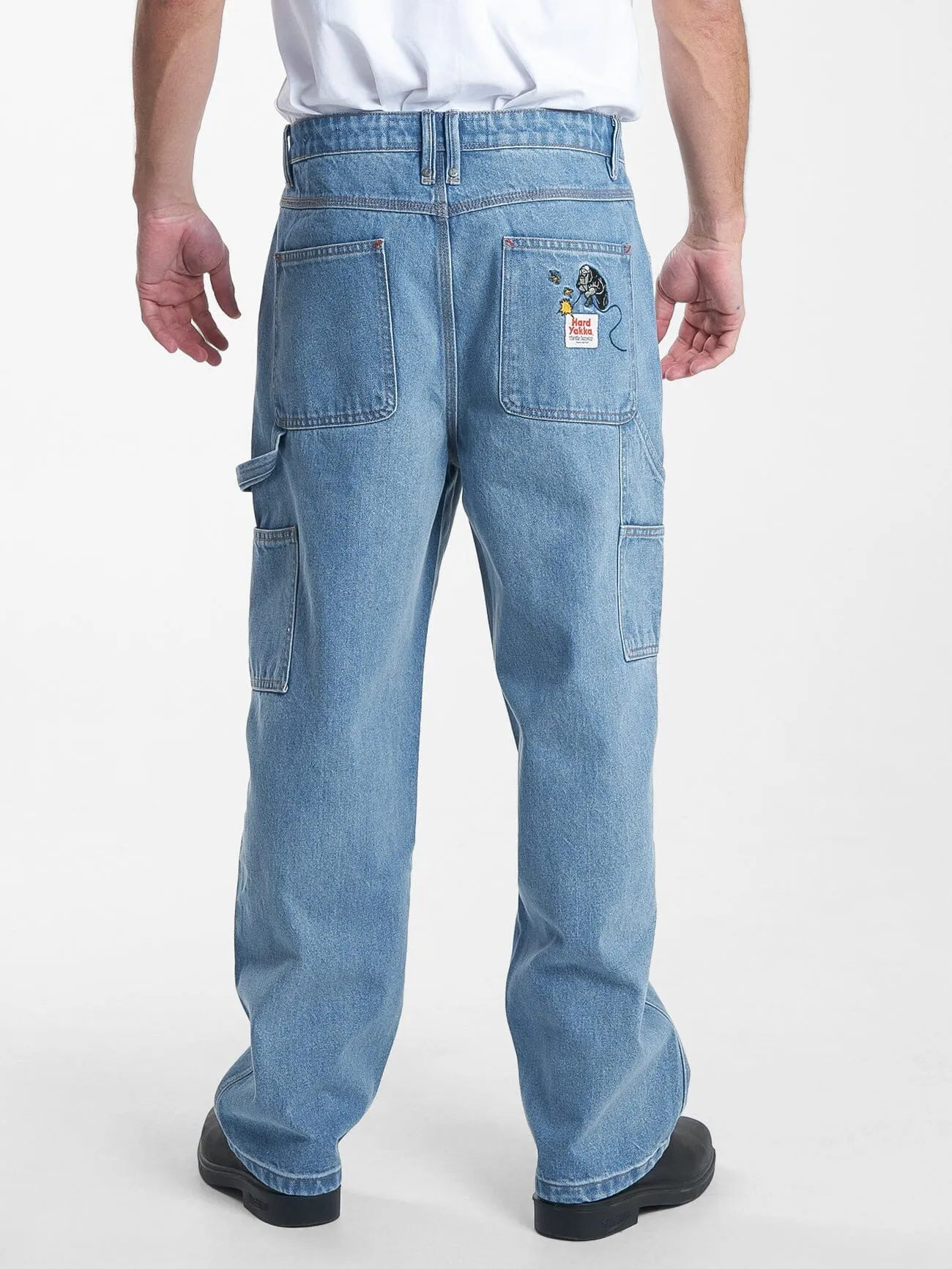 Hard Yakka X Thrills Big Slacker Carpenter Jean - Drill Blue sold by Thrills product image thumbnail 3