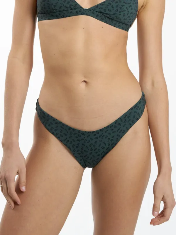 Cassia Classic Bikini Bottom - Deep Forest made by Thrills