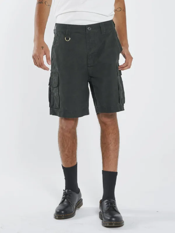Slacker Cargo Short - Oil Green sold by Thrills