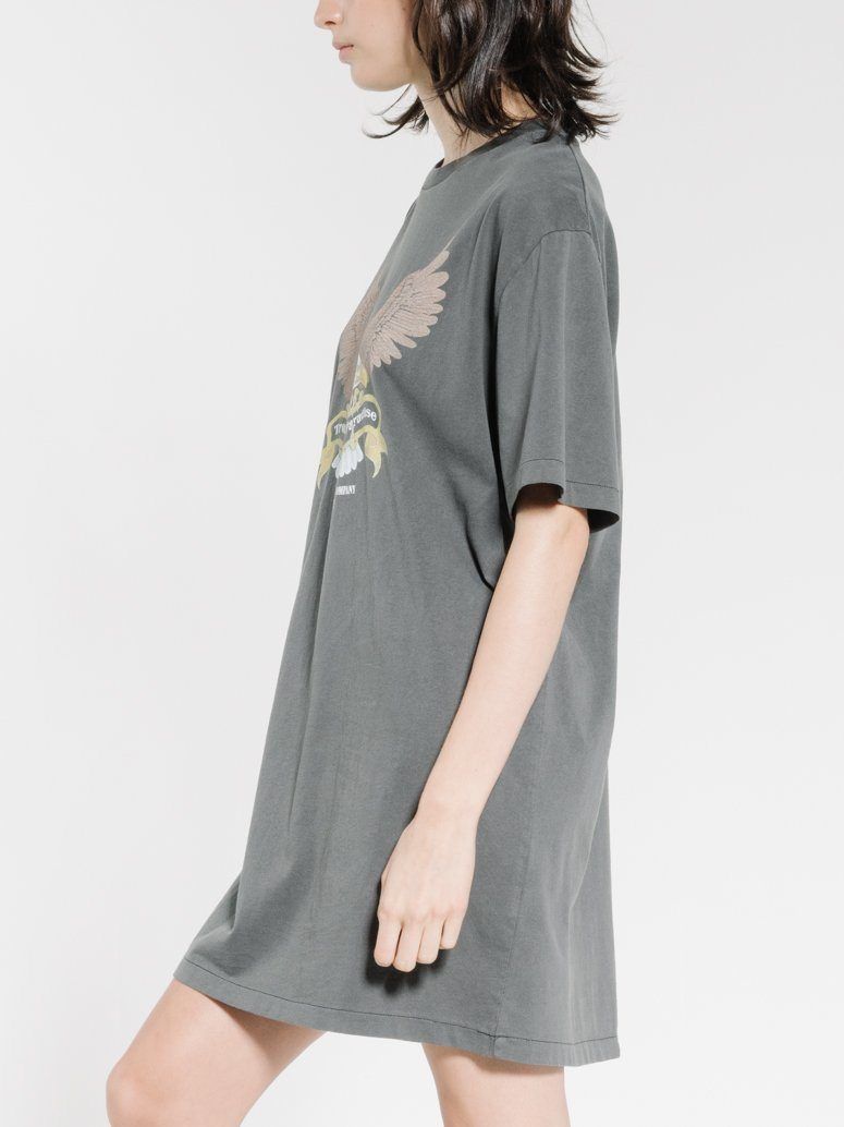 Troubled Paradise Merch Fit Tee Dress - Merch Black sold by Thrills product image thumbnail 3