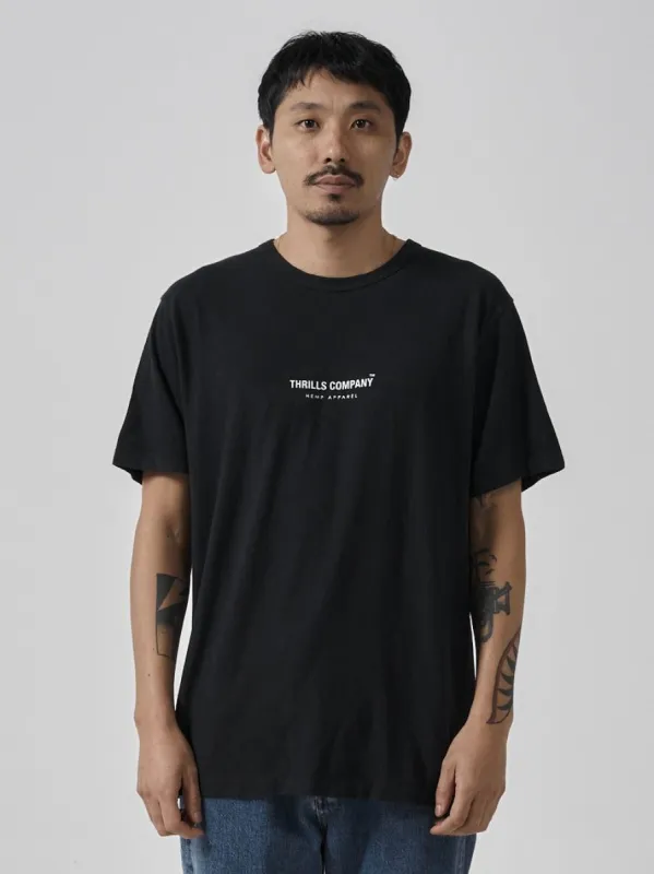 Hemp Thrills Company Merch Fit Tee - Black sold by Thrills