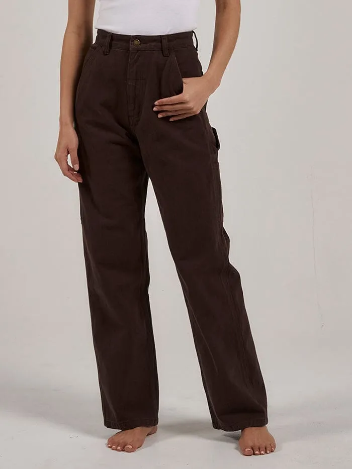 Carpenter Full Length Pant - Postal Brown sold by Thrills