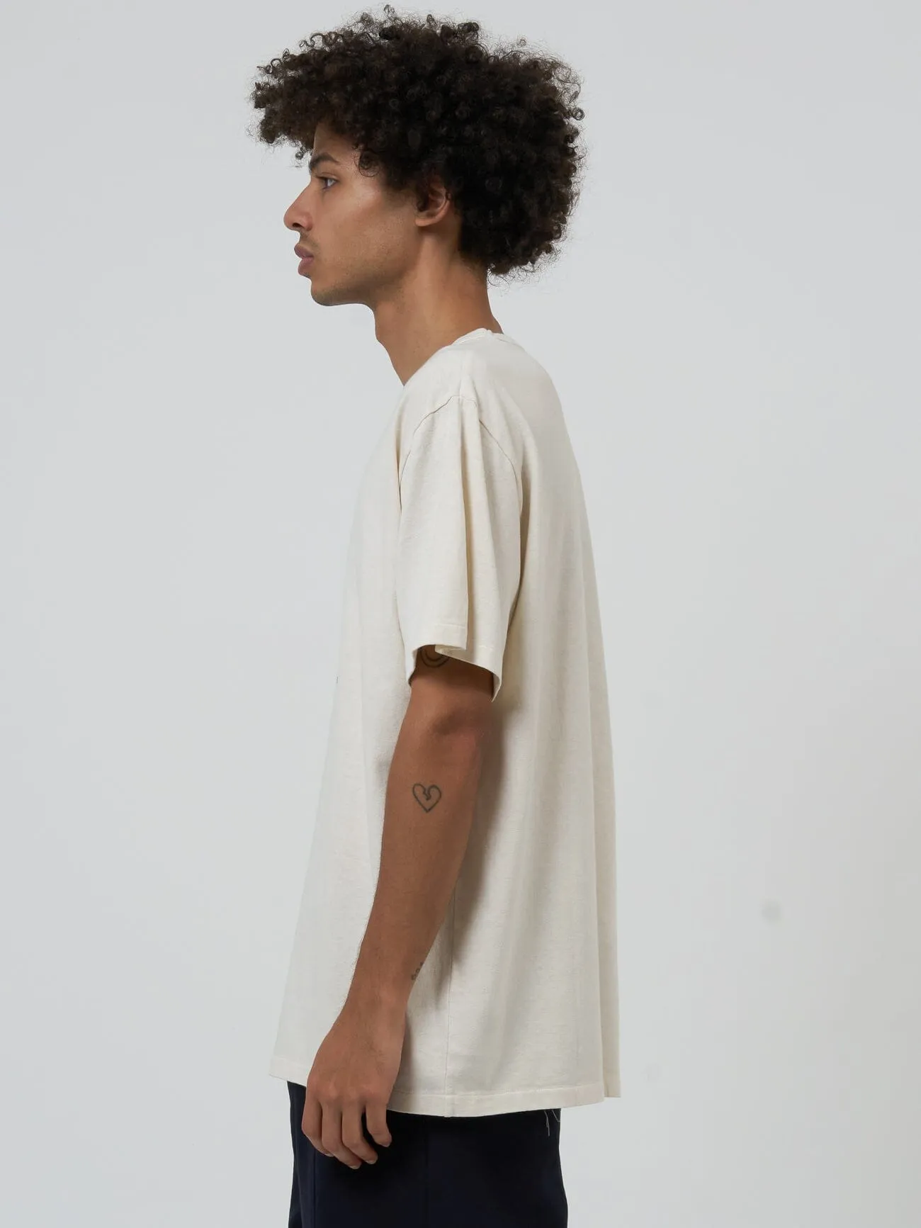 Hemp in Order and Disorder Merch Fit Tee - Heritage White sold by Thrills product image thumbnail 4