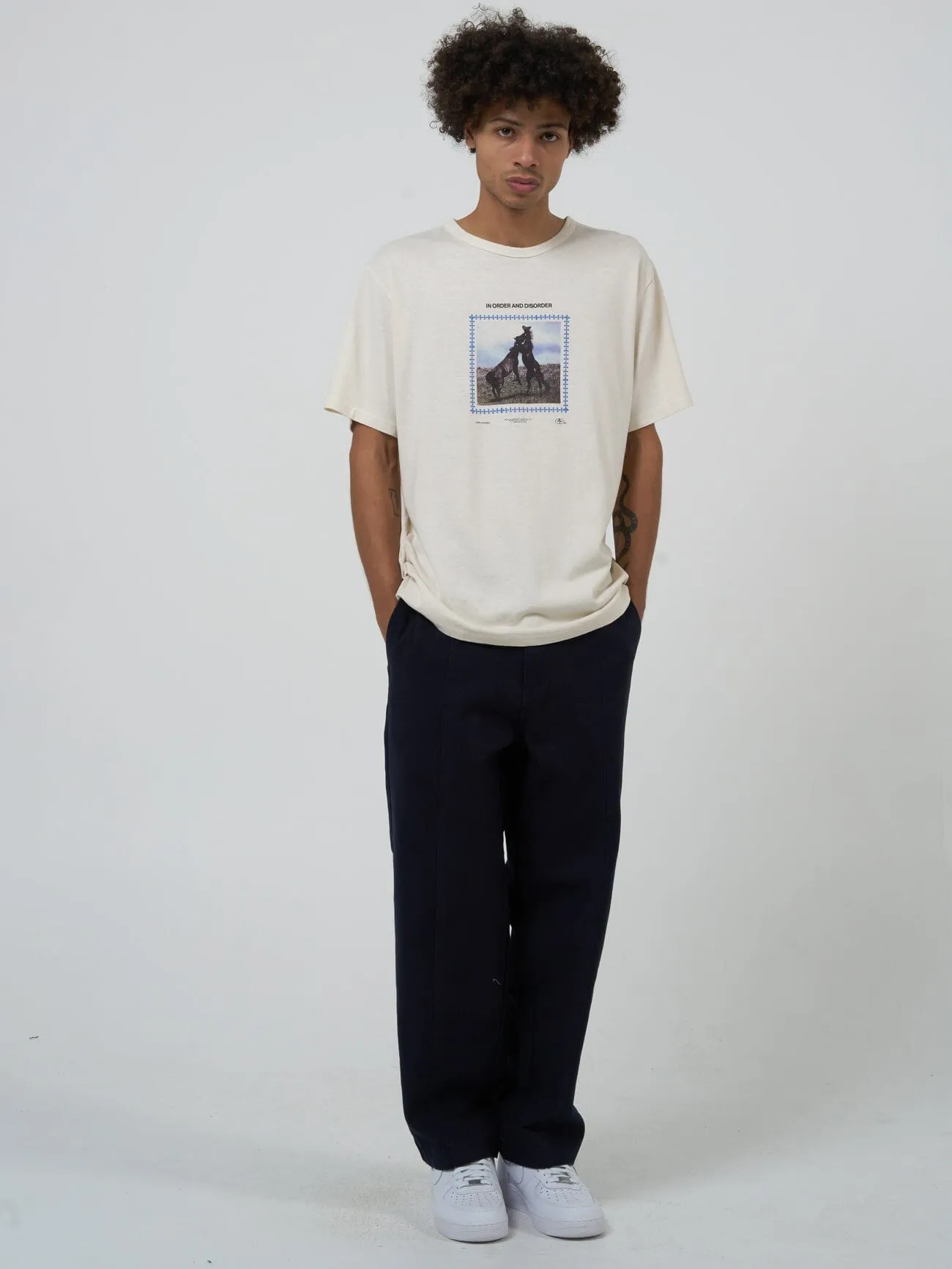 Hemp in Order and Disorder Merch Fit Tee - Heritage White sold by Thrills product image thumbnail 5