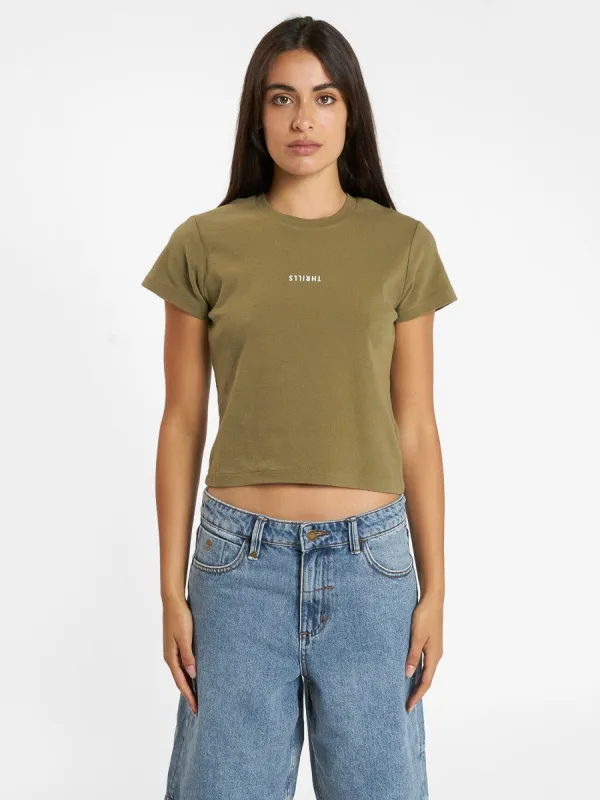 Minimal Thrills Mini Tee - Aloe sold by Thrills