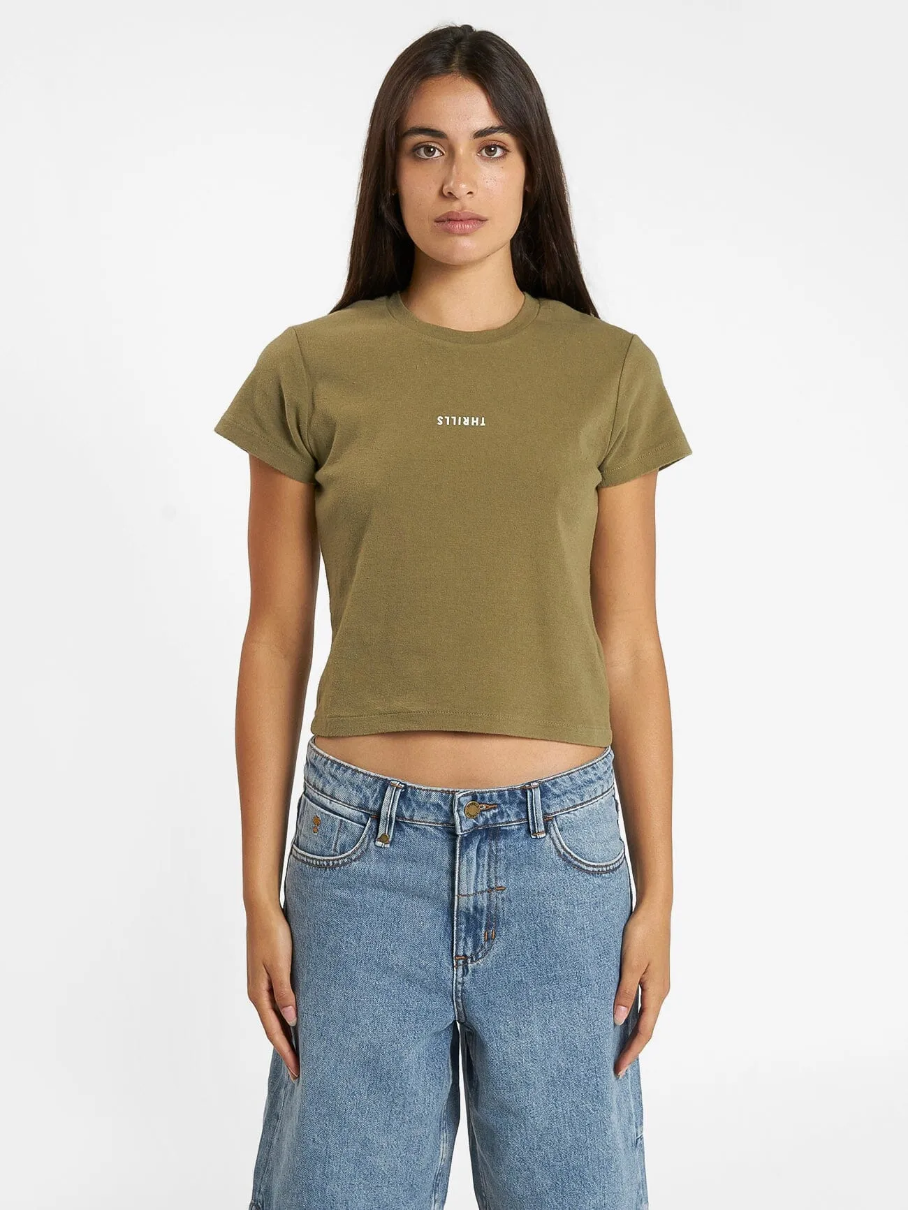 Minimal Thrills Mini Tee - Aloe sold by Thrills