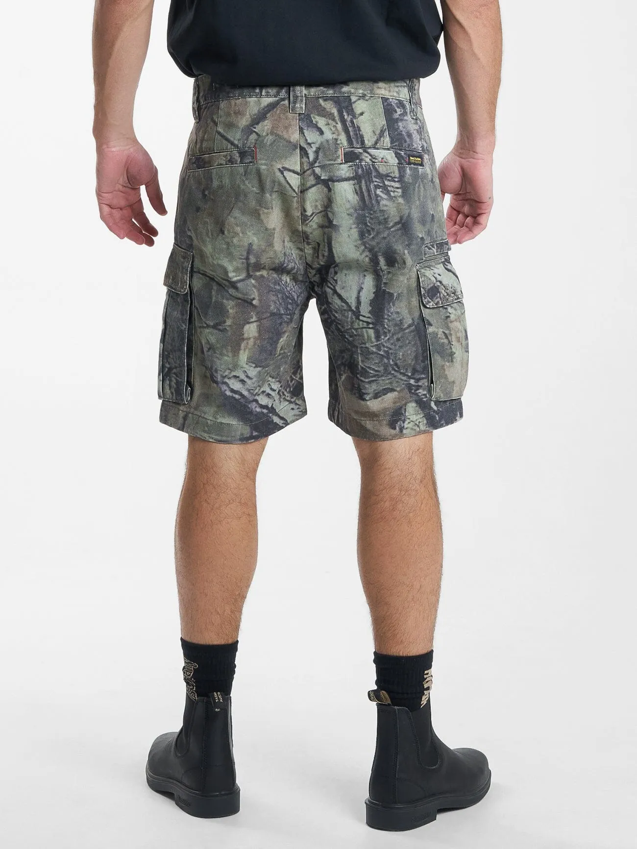 Hard Yakka X Thrills Slacker Cargo Short - Woodland Camo sold by Thrills product image thumbnail 3