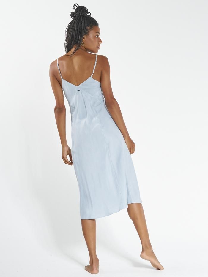 Chelsea Slip Dress - Steel Blue sold by Thrills product image thumbnail 3