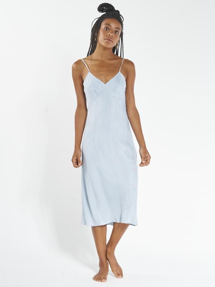 Chelsea Slip Dress - Steel Blue sold by Thrills product image thumbnail 4