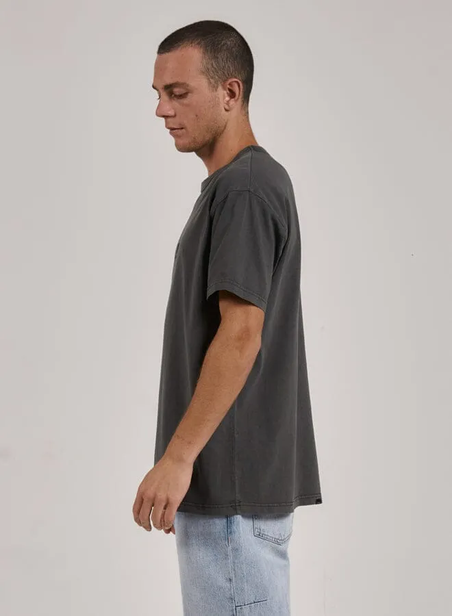 Thrills Workwear Embro Box Fit Tee - Merch Black sold by Thrills product image thumbnail 3