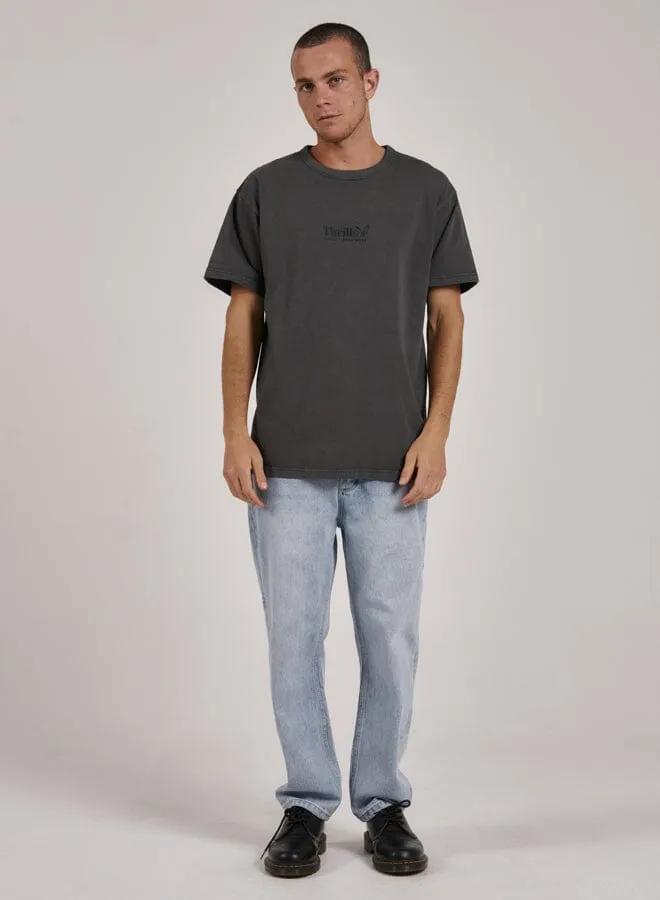 Thrills Workwear Embro Box Fit Tee - Merch Black sold by Thrills product image thumbnail 5