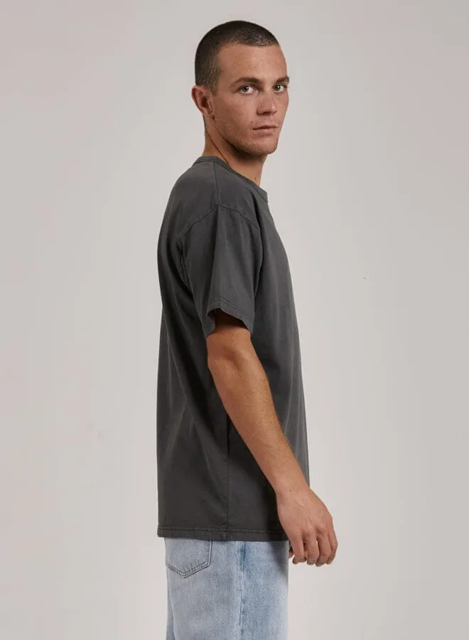 Thrills Workwear Embro Box Fit Tee - Merch Black sold by Thrills product image thumbnail 4