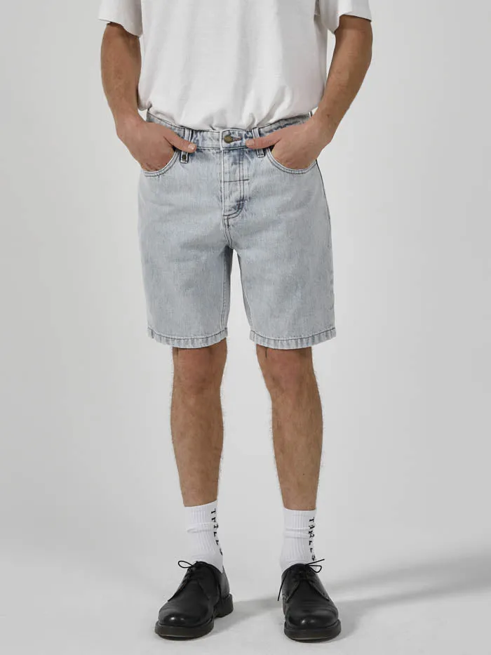 Chopped Hem Denim Short - Faded Generation Blue sold by Thrills product image thumbnail 5