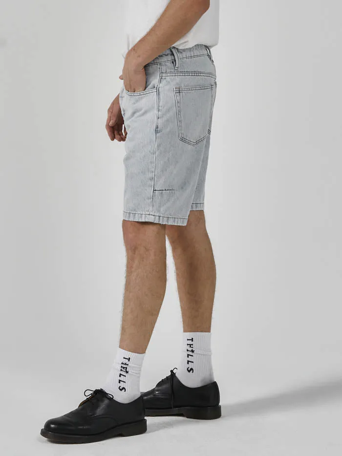 Chopped Hem Denim Short - Faded Generation Blue sold by Thrills product image thumbnail 3