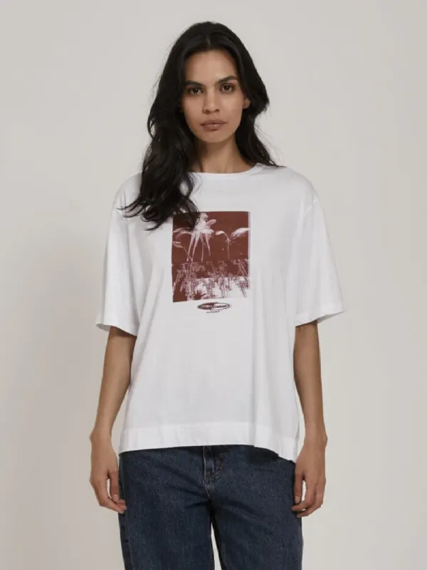 Prefix Box Tee - White sold by Thrills