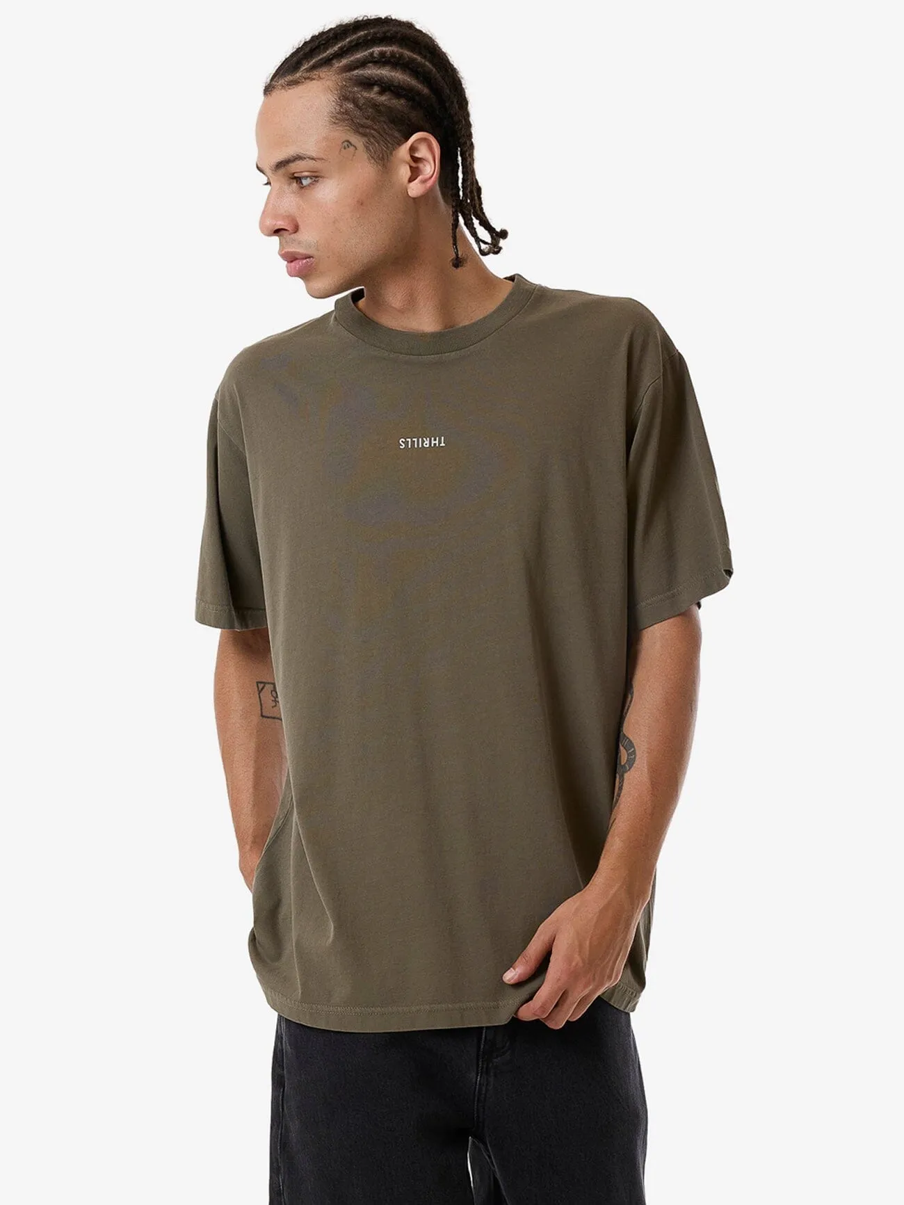 Minimal Thrills Merch Fit Tee - Tarmac sold by Thrills