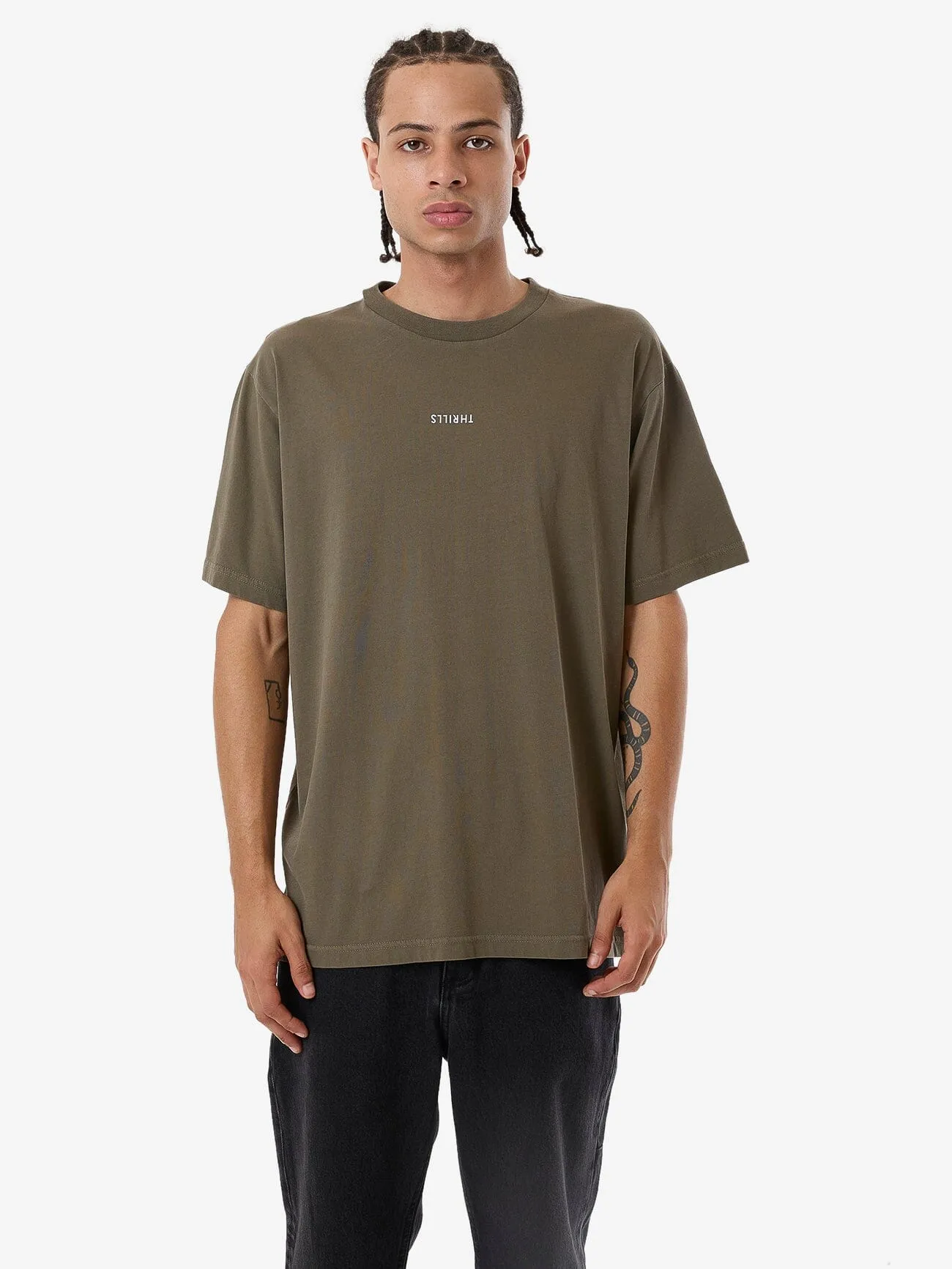 Minimal Thrills Merch Fit Tee - Tarmac sold by Thrills product image thumbnail 5