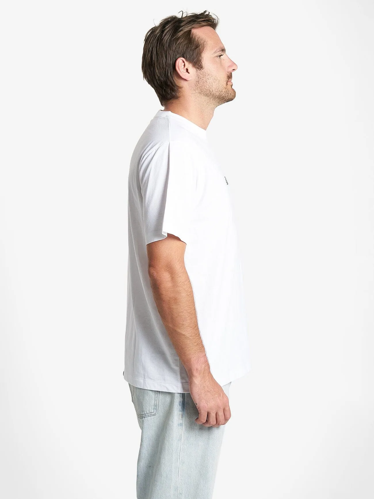 Dose Merch Fit Tee - White sold by Thrills product image thumbnail 3