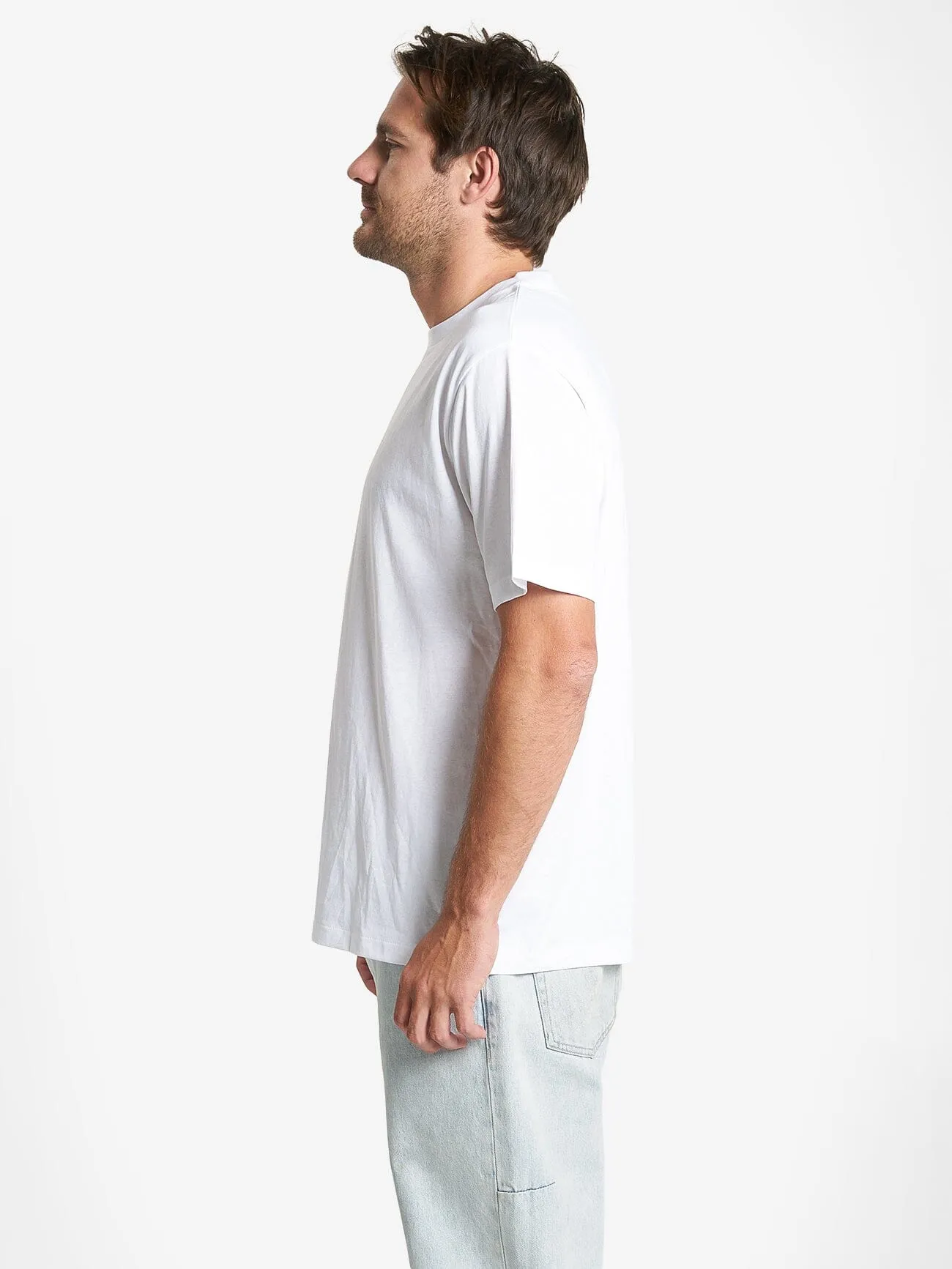 Dose Merch Fit Tee - White sold by Thrills product image thumbnail 4
