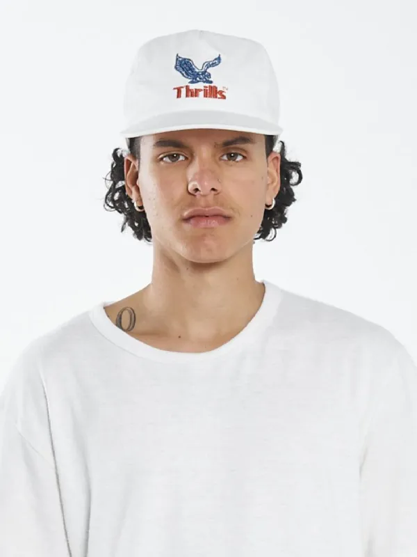 Not Forgotten 5 Panel Cap - Heritage White sold by Thrills