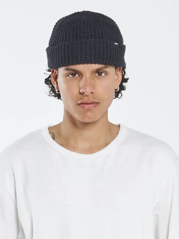 Thrills Classic Waffle Beanie - Dark Navy sold by Thrills