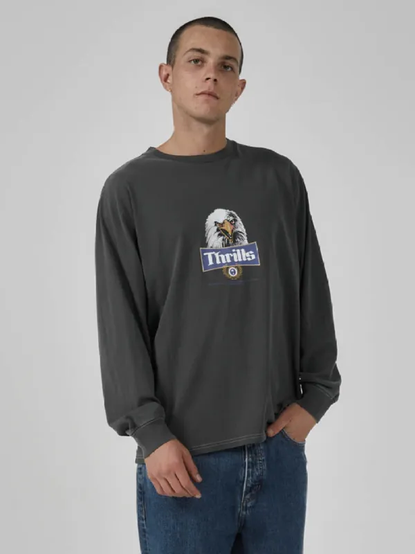 Rise Above Merch Fit Long Sleeve Tee - Merch Black sold by Thrills