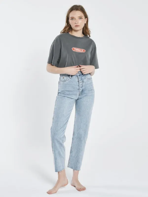 Red Pill Merch Super Crop Tee - Merch Black sold by Thrills